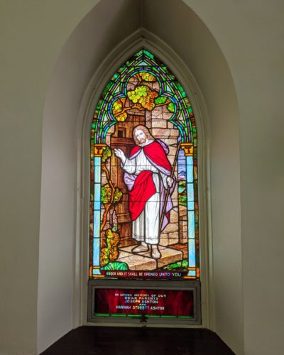 Behold, I stand at the door and knock.